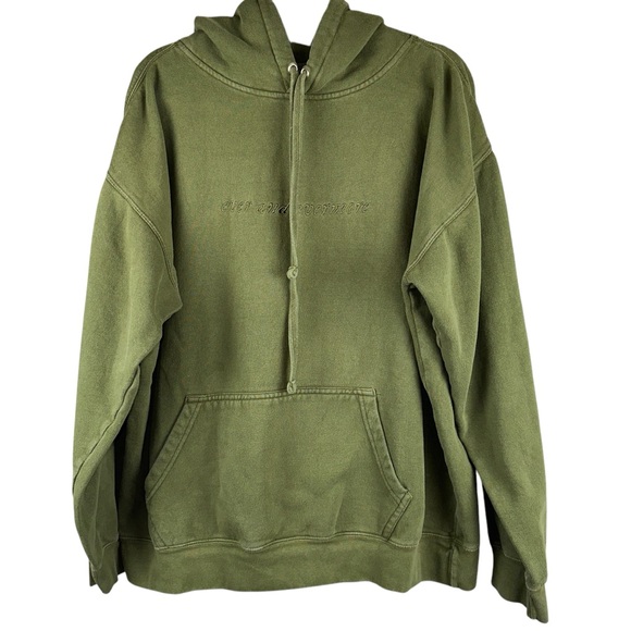 Taylor Swift Tops - Taylor Swift Shirt Womens Large Green Ever and Evermore Hoodie Sweatshirt Y2K